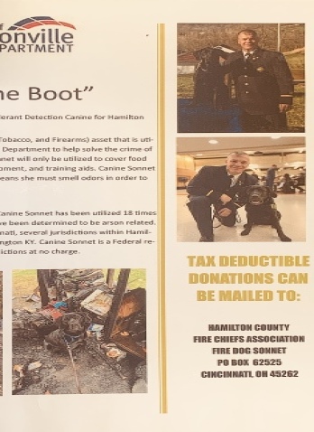 "Fill the Boot" flyer